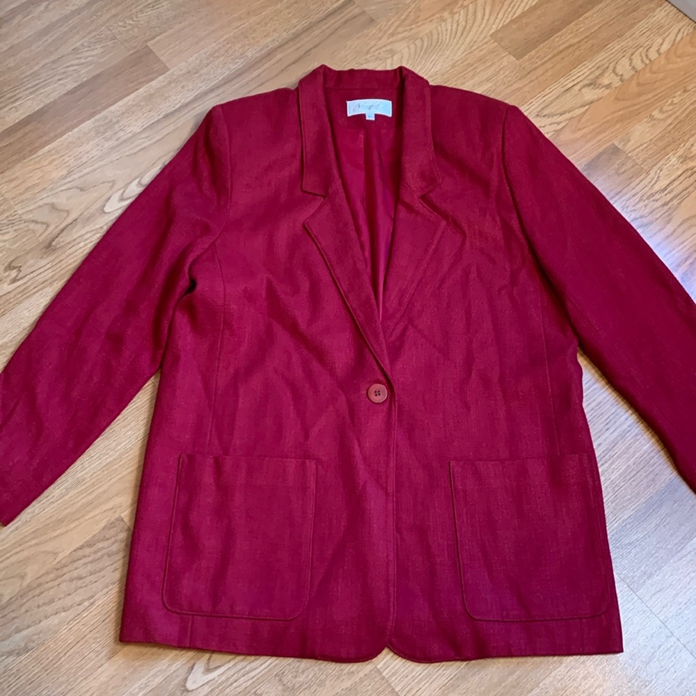 Vintage Essential Elements, Solid Red Open Front … - image 2